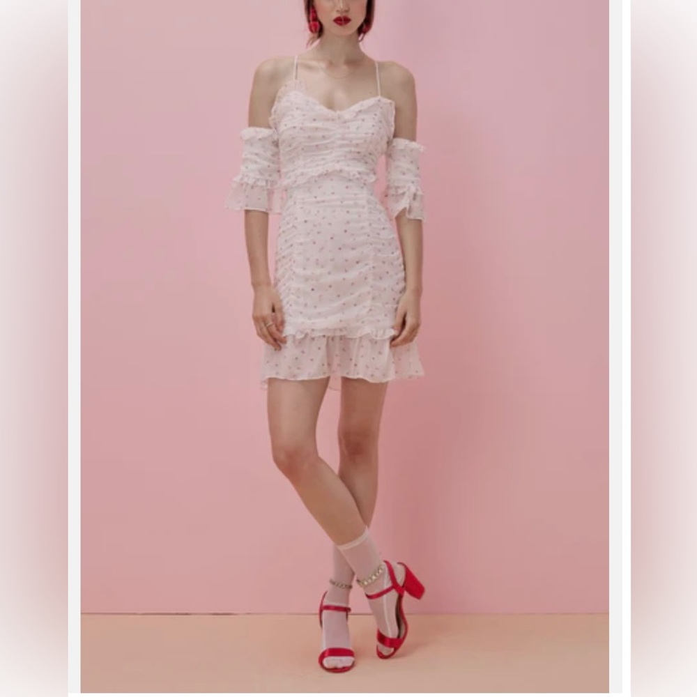 For Love and Lemons white mini dress